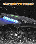 Two Pack USB Rechargeable LED Clip On Cap Lights with Power Level Display Waterproof Hat Clip Flashlights for Fishing Camping and Work, wet in rain