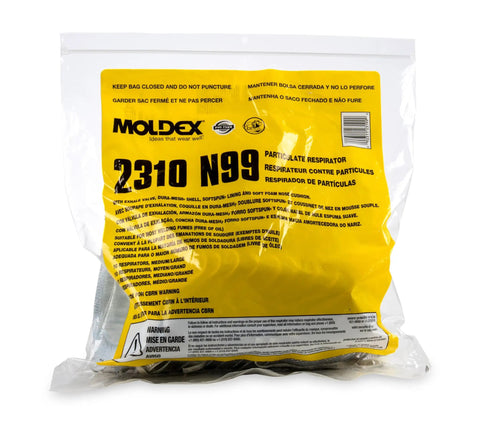 N99 Particulate Respirator Half Facepiece With Exhale Valve Dura Mesh Shell For Longer Lasting Fit Two Strap Comfort