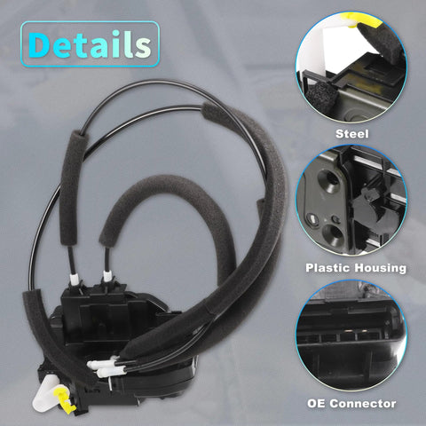 Front Right Passenger Side Power Door Lock Actuator With Cable For Nissan Titan 2005 2014 Replacement Motor Assembly