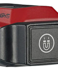 Syclone 400 Lumen USB Rechargeable MultiFunction Compact Work Light With Magnetic Base And Stowable Hook, Bright Red Finish