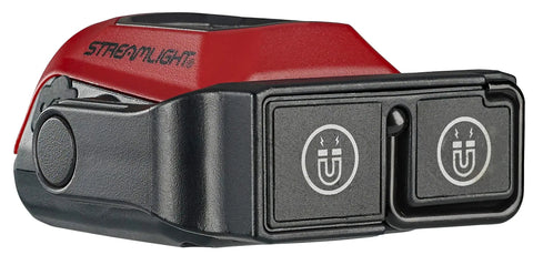 Syclone 400 Lumen USB Rechargeable MultiFunction Compact Work Light With Magnetic Base And Stowable Hook, Bright Red Finish