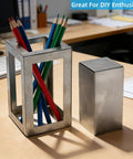 Beginner Friendly Welding Practice Kit With 24 Welding Coupons, metal frame and solid box for training on desk