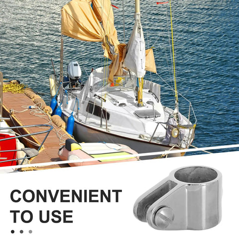 22mm Stainless Steel Bimini Top Jaw Slide Connector For Boats And Patios, Corrosion Resistant Marine Hardware, No Fuss Quick Release Design, Reliable Connection, Perfect For Boat Umbrella Mounts And Outdoor Setups on sailboat mast