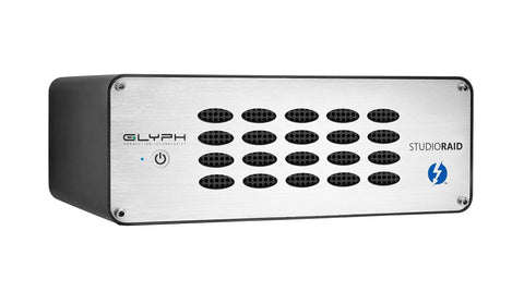 Blazing Fast Thunderbolt 2 Desktop External Hard Drive 16TB RAID Rack Mount, heavy duty workstation storage for video editing.