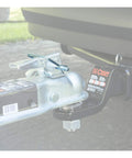 Heavy Duty Trailer Coupler Pin With 12 Inch Chain 1/4 Inch Diameter And 2 3/4 Inch Length securing trailer hitch