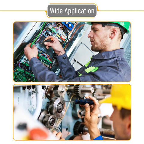 Technician using Heavy Duty Bolt Nut And Washer Kit For DIY Projects And Home Repairs on machinery and electrical panel installation