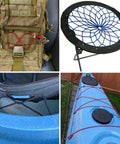 Bungee Shock Cord One Quarter Inch Diameter 50 Ft Length Real Rubber UV Resistant Elastic Rope for outdoor gear securing