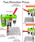 Beast Of A Mini Drill Press For The Home Shop Benchtop Portable Electric Drilling Machine With CNC 795 Motor And B10 Chuck Green