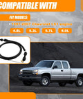 Beefed Up 36 Inch Stainless Braided Throttle Cable For LS1 Engines Chevy 1997 2007 Fits 4.8L 5.3L 5.7L 6.0L LS Swaps Black