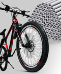 48 Pcs 360 Degree Visibility Bike Spoke Reflectors Waterproof Reflective Clips on mountain bike wheel