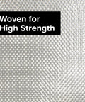Woven texture of Fiberglass Cloth Repair Kit 8 Sq Ft 46.5 By 25 Inches Heavy Duty Waterproof Reinforcement surface.