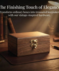 Vintage Swing Bag Clasp Closure Lock Retro Latch For Jewelry Boxes And Wooden Chests Golden Metal Buckle Hardware