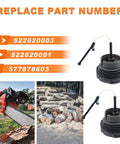 Flip Up Fuel And Oil Cap Kit For Husqvarna Chainsaws With Gas Filter Line And Primer Bulb Fits 435 440 445 450 455 Rancher