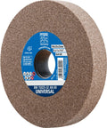 Heavy Duty 6 Inch Vitrified Bench Grinding Wheel 60 Grit Thick Profile universal type with a solid abrasive surface.