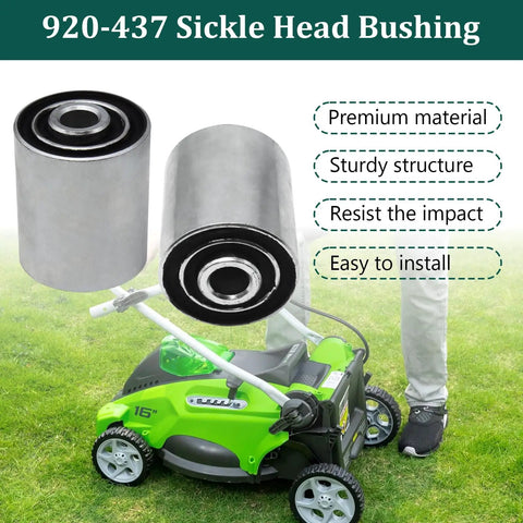 Two Piece 920 437 Sickle Head Bushing Replacement Fits 472 477 479 488 495 1469 Tractors Replaces 254132 on mower drive