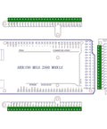 Ultra Tiny GPIO Terminal Block Breakout Board For Arduino Mega 2560, 2.54mm Pitch, 0.1 Inch, Supports 28 AWG To 18 AWG Wire, Screw Terminal, Pre-Soldered Assembly, FR-4 Dual Copper PCB, Easy Prototyping For Makers And Hobbyists; Arduino Mega pinout diagram