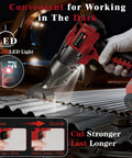 Cordless Brushless Sheet Metal Shear Built For Pros, Milwaukee M18 Battery Compatible, 360 Degree Pivoting Head cutting metal