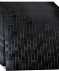10 Sheets Self Adhesive Aluminum Mosaic Tiles Peel And Stick 12x12 Inch Bronze Brushed Black And Mirror Black 3D