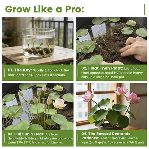 60 Seed Pack Lotus Seeds For Water Planting In Mixed Color Bowls Aquatic Water Lily Seeds For Indoor Bonsai Outdoor Ponds Garden Easy Germination And A Thoughtful Gift For Mom Women Friends