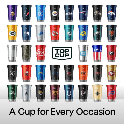 Rep Your Team With Officially Licensed Nfl Chicago Bears Aluminum Party Cups 20 Ounce Pack Of 20 Reusable Drink Vessels For Game Day Tailgating And Ice Cold Sips showcased among various NFL team cups.