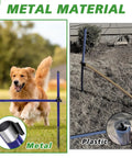 Heavy Duty Metal Dog Agility Course Set For Backyard Training with adjustable height jumps made from rust-resistant alloy steel.