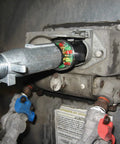 7 Way Round Pin Tractor Trailer Circuit Chaser On Road Testing Tool plugged into trailer for diagnostics