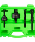 Power Steering Pulley Puller And Installer Kit all in one tool in green case for Ford GM VW Chrysler cars