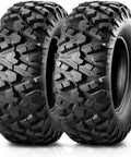 Beefy All Terrain ATV UTV Tires 25x10x12 For Mud And Sand Off Road Trails Two Pack Tubeless 6PR With Rugged Grip
