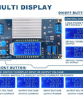 Dope Adjustable DC Buck Converter Power Supply From 5.3V To 32V Down To 1.2V To 32V With LCD Display showing 24.00V output