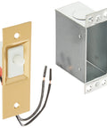 Automatic Closet Door Light Switch 600-Watt Spring-Loaded White No-Brainer Install Lets The Door Trigger The Light Saves Energy