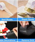 Applications of Clear Packing Tape Pack for Shipping and Moving, Heavy Duty Sealing Tape with Thick 2.8 Mil BOPP Adhesive