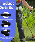 Image showing 2 Pack Cord Handle Set For Honda GX Engines Recoil Starter Grips Durable Replacement Rope Pull Handles For GX160 GX200 GX240 GX270 GX340 GX390 Lawn Mowers with ergonomic design and hard plastic material.