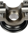 Heavy Duty Rear Differential End Yoke Assembly Fits 1975 To 2014 Ford Lincoln Mazda Mercury With 8.8 Inch Axle detailed view with splines and seal.