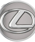 Lexus Center Cap 42603-30550 Painted Dark Grey With Chrome Logo Genuine OEM Wheel Center Cap For Lexus Vehicles