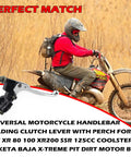 Seven Eighths Inch Folding Left Clutch Lever For Dirt Bikes Universal Handlebar Fit Works With XR80 XR100 XR200 SSR 125cc Coolster Roketa Baja Pit Bikes And More Silver