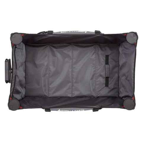 Top view of Heavy Duty Collapsible Outdoor Utility Wagon With Oversized 36 By 21 By 15 Bed And 150 Pound Capacity displaying interior bed.