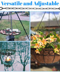 Versatile Tough As Nails 20 Inch Adjustable Metal Gate Chain Lock With Heavy Duty Carabiners for outdoor use.