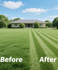 Before and after lawn with Stainless Steel Mower Striping Kit For EGO 21 Inch Walk Behind Mowers Pro Grade Build Lets You Create Sharp Lawn Patterns With Or Without The Bagger Easy To Install And Quick Disassemble For Hassle Free Maintenance used.