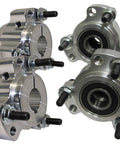 Kart Racing Wheel Hub Set Front And Rear On A Two And A Half Inch American Bolt Circle Dual Pattern Kit