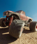 Quake GROM 4x4 RC Monster Truck One Sixteenth Scale Ready To Roll With Battery And Charger Included Brushed Power Red High Traction
