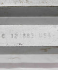 Close-up of metal component from Seven Piece Set Of Three Quarter Inch Square Carbide Brazed Tool Bits With Four And A Half Inch Overall Length