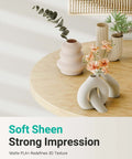 Matte PLA Plus Filament 1.75mm 1Kg 2.2Lbs Made With USA Material Soft Matte Finish vases on wooden table in calm setting