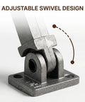 Swivel Baluster Connector For Half Inch Square Balusters, adjustable aluminum structural mount for staircase railing hardware