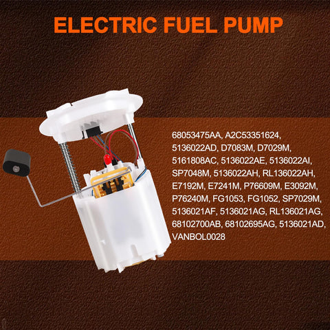 Electric Fuel Pump Module Assembly Replacement For Dodge Charger 2006 2016 Chrysler 300 2005 2017
