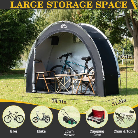 outdoor bicycle storage tent Outdoor Bike Storage Shed Tent