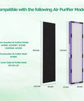 Pet Dander, Hair and Odor Filter C for GermGuardian Air Purifier fits AC5250PT AC5000E AC5300B AC5350W showing size dimensions