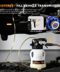 Four Uncles 3L Pneumatic Transmission Fluid Pump With ATF Adapters for easy fluid transfer in vehicle maintenance.