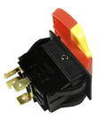 Top Shelf On Off Paddle Switch For Sears Craftsman 137 Table Saw And Drill Press With Removable Safety Key 20 Amp 125 Volt Ul Listed Workhorse Replacement Part 7 8 By 1 5 Inch Mounting Hole, close-up view.