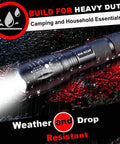 Four Pack Zoomable LED Tactical Flashlights With Ridiculously Bright Lumens Durable Aluminum Build Water Resistant