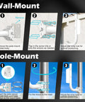 Installation guide for Beefy Outdoor Antenna Mount Pole For Wall Or Pole Install 1.5 Inch OD By 17 Inch Long Universal J Pole